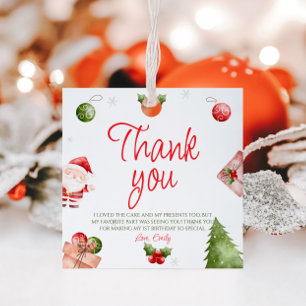 Oh, was Spaß Weihnachten Geburtstag Geschenk Tag Geschenkanhänger