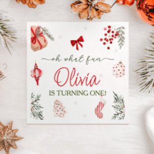 Oh, was Spaß Weihnachten Geburtstag Serviette