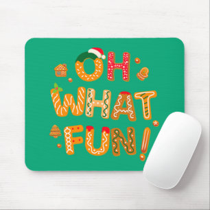Oh, was Spaß Weihnachten Lebkuchen Cookies Mousepad