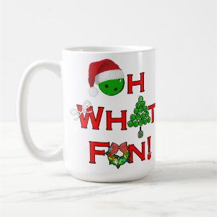 Oh, was Spaß Weihnachts-Pickleball Kaffeetasse