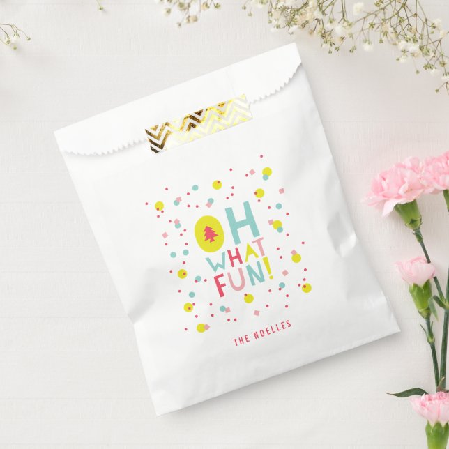 Oh, was Spaß Weihnachtsbaum farbenfrohe Confetti D Geschenktütchen (Versiegelt)