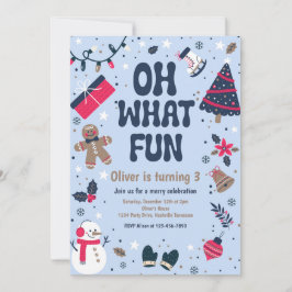 Oh, was Spaß | Weihnachtsfeier Einladung