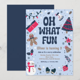Oh, was Spaß | Weihnachtsfeier Einladung