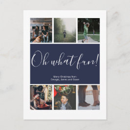 Oh, was Spaß Weihnachtsfeiertag Personalisiert Postkarte
