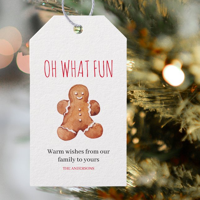 Oh, was Spaß | Weihnachtssüß | Ingwer Cookies Geschenkanhänger (Von Creator hochgeladen)
