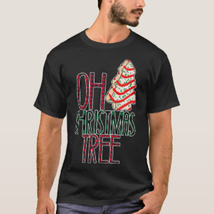 Oh Weihnachtsbaum Funny Xmas Tree Cake T-Shirt