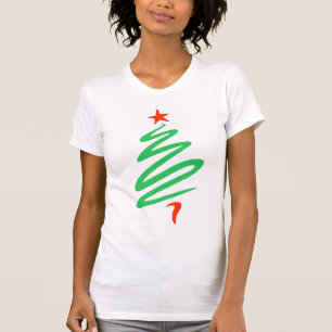 Oh Weihnachtsbaum Grüne Rote Frauentee T-Shirt