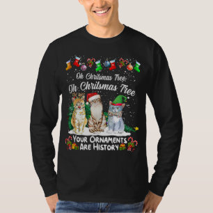 Oh Weihnachtsbaum Ihre Ornamente sind Geschichte l T-Shirt
