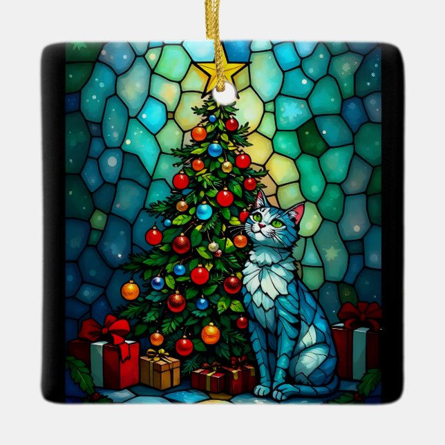 Oh Weihnachtsbaum Keramikornament (Vorderseite)