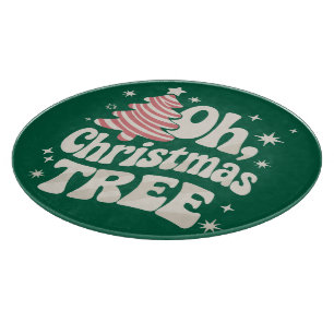 Oh Weihnachtsbaum Licht Frohe Weihnachten Xmas Schneidebrett