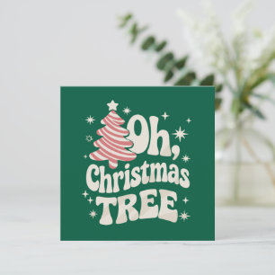 Oh Weihnachtsbaum Licht frohe WeihnachtsWeihnachte Feiertagskarte