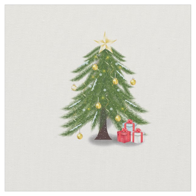 Oh Weihnachtsbaum Oh Weihnachtsbaum Stoff (Nahaufnahme)