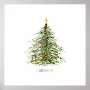 Oh, Weihnachtsbaum Poster