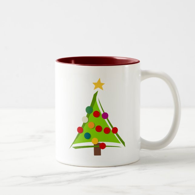 Oh Weihnachtsbaum Tshirts und Geschenke Zweifarbige Tasse (Rechts)