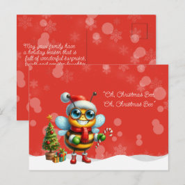"Oh, Weihnachtsbiene, Oh, Weihnachtsbiene" Postkarte