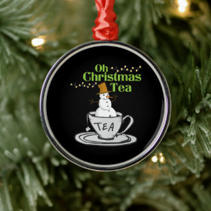 Oh Weihnachtsgebäck - Tee Lover Xmas Urlaub Ornament Aus Metall