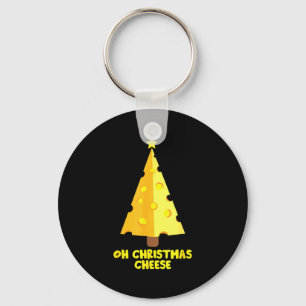 Oh Weihnachtskäse Lustiges Käseliebhaber Geschenk Schlüsselanhänger