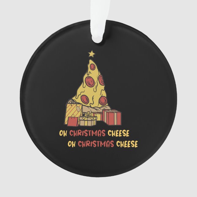 Oh Weihnachtskäse Ornament (Vorderseite)