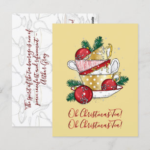 Oh Weihnachtstee! Postkarte