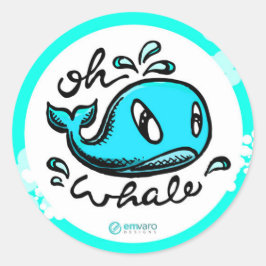 Oh Whale Aufkleber