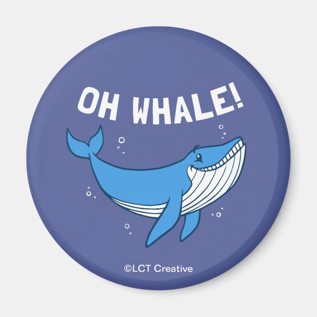 Oh Whale Magnet (Vorne)