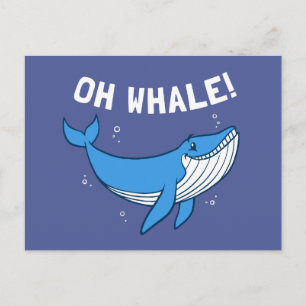 Oh Whale Postkarte