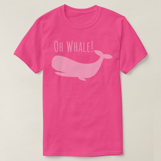 Oh Whale Shirt Funny Ocean Creature Orca Ocean Oh (Design vorne)