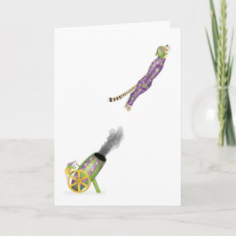 Oh what a circus! flying cheetah card karte