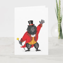 Oh what a circus! gorilla ringmaster card karte