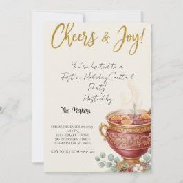 Oh What Fun Christmas Cocktail Party Invitation Einladung