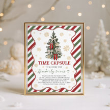 Oh What Fun Christmas Time Capsule Sign