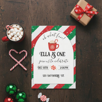 oh what fun! first birthday invitation einladung