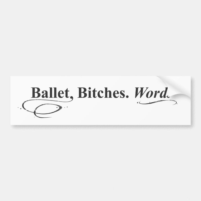 oh! wie ironisch! ein Autoaufkleber! Autoaufkleber (Vorne)