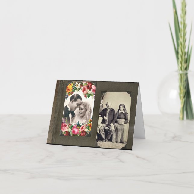 Oh, wie sich die Zeiten geändert haben! Alles Gute Karte (Vorderseite)