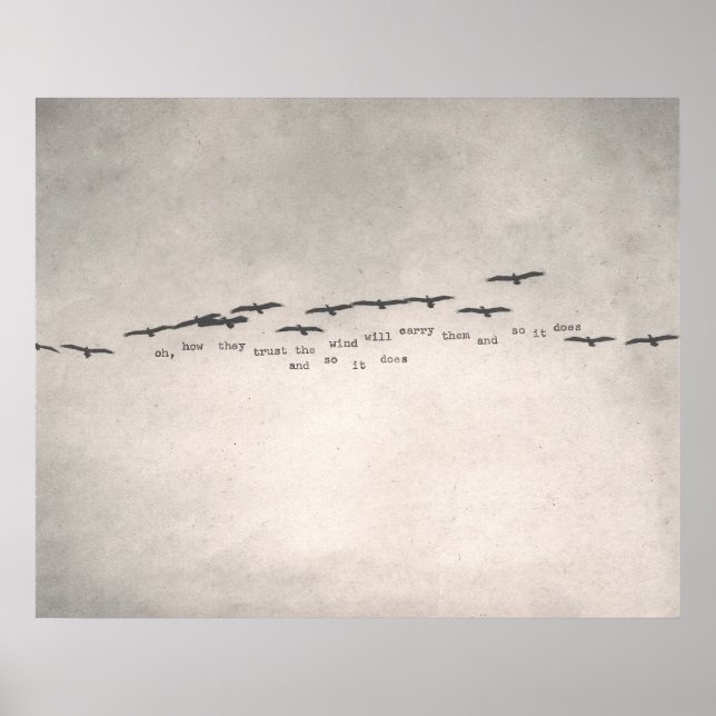 "Oh, wie sie vertrauen" Poster (Vorne)