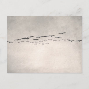 "Oh, wie They Trust" Postkarte