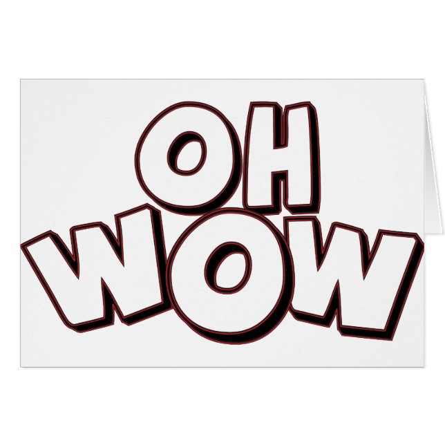 Oh wow (Vorderseite (Horizontal))