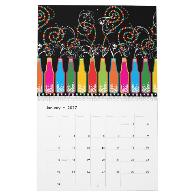 Oh wunderlich! Kundenspezifischer Flexi Kalender (Jan 2027)