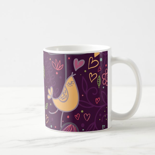 Oh Yellow Birdie Kaffeetasse (Rechts)