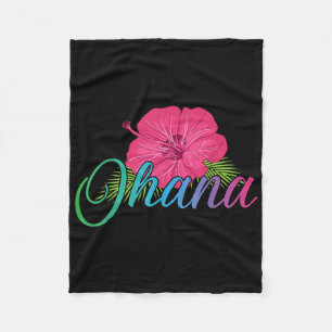 Ohana Aloha Hawaii von der Insel - fühlen Sie den Fleecedecke