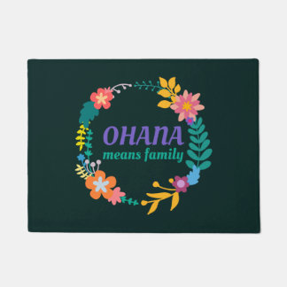 Ohana bedeutet Fußmatte der Familien-|