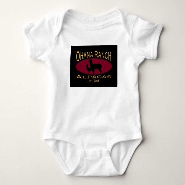 Ohana Ranch Babywear Baby Strampler (Vorderseite)
