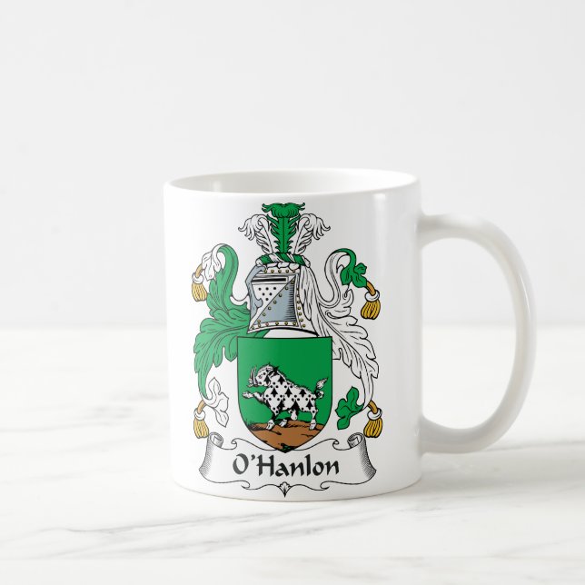 O'Hanlon-Familienwappen Tasse (Rechts)