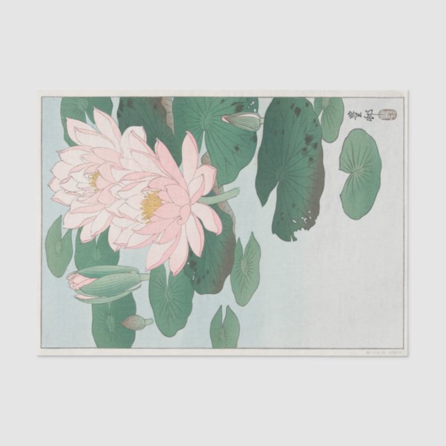 Ohara Koson | Water Lily (1920-1930) Seidenpapier (Vorderseite)