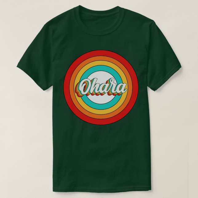 Ohara Name Shirt Vintag Ohara Circle (Design vorne)