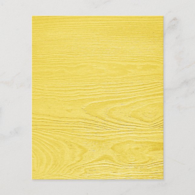 OhBaby YELLOW HOLZTEXTURE TEMPLATE BACKGRUNDS WA Flyer (Vorne)