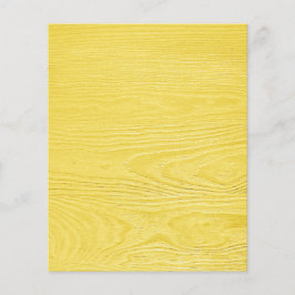 OhBaby YELLOW HOLZTEXTURE TEMPLATE BACKGRUNDS WA Flyer