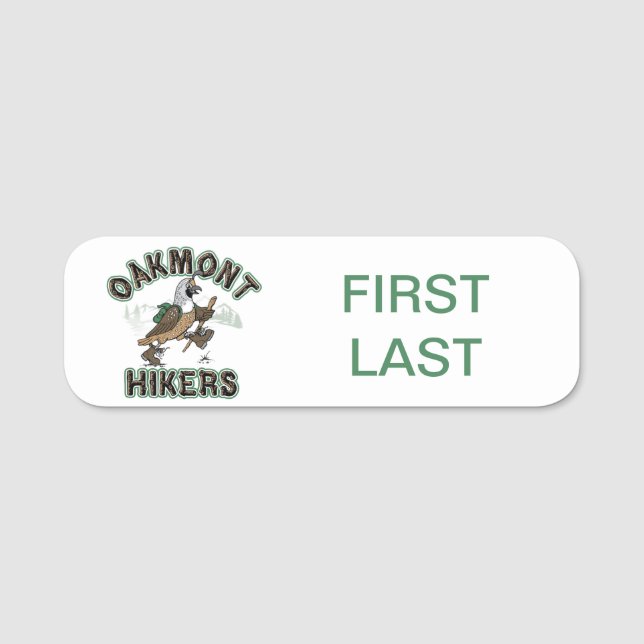 OHC-Namensmarke Namensschild (Vorderseite)