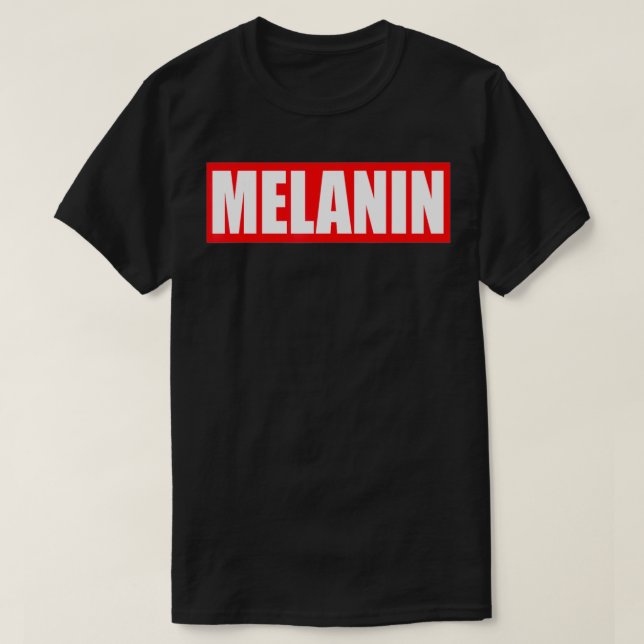 Oheneba Melanin Black Pride Afro Geschenk T-Shirt (Design vorne)