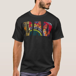 Oheneba Melanin Schwarzer Vater Vater s Dashiki Mu T-Shirt